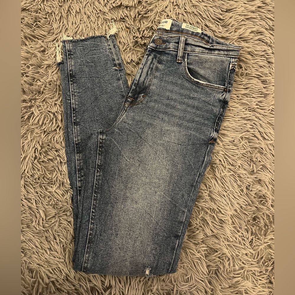 Kensie Women’s High Rise Skinny Jeans w/ Slit in Ankle Size 2/26